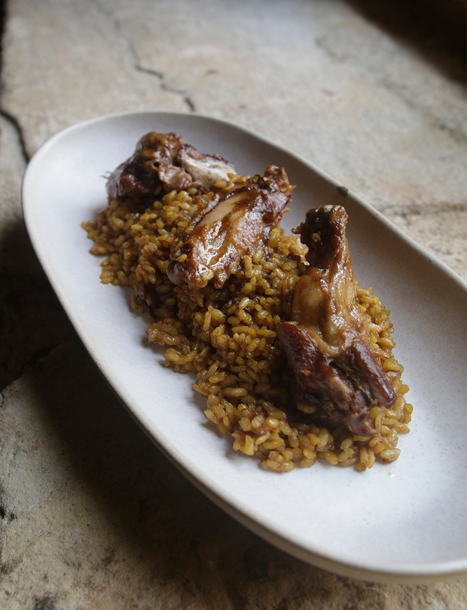 Menú Fabes y Arroz con Pitu